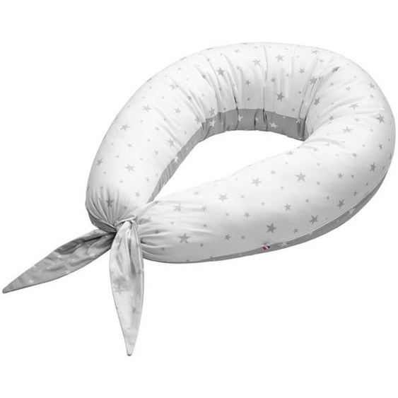 Coussin De Maternité Et Dallaitement + Housse Stella Stella, Imprimé Étoiles Blanc,