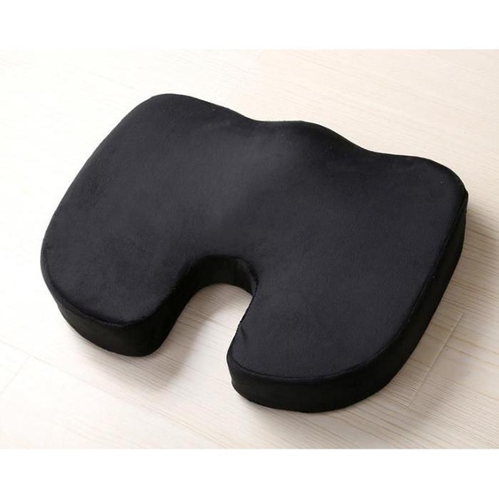Coussin de Siège en Mousse à Mémoire de Forme – Confort Orthopédique Antidérapant pour Chaise Bureau, Sciatique et Douleurs