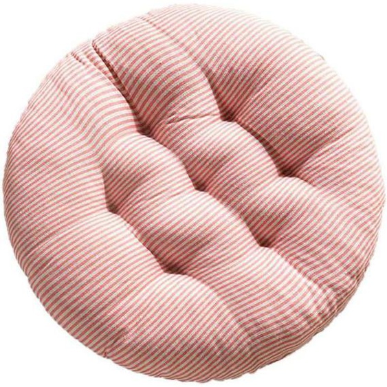 Coussin de siège rond Coussin de siège respirant Coussin de siège Tatami rose Convient pour lintérieur