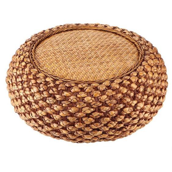 Coussin de sol rond style japonais SHIPENOPHY - couleur café - Tatami balcon salon