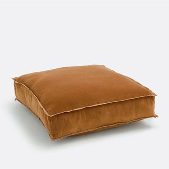 Coussin de sol velours, 50 x 50 cm, Alette