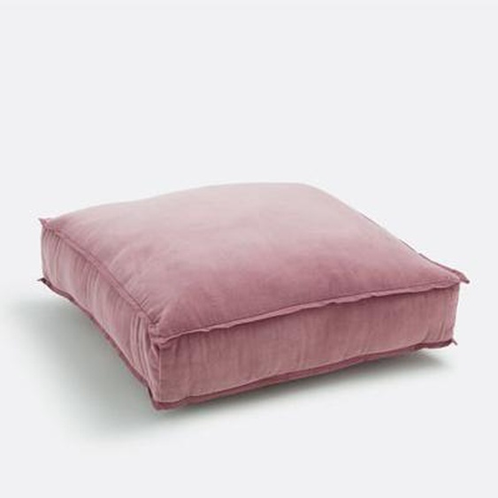 Coussin de sol velours, 50 x 50 cm, Alette