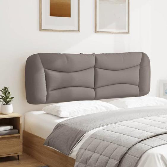 Coussin de tête de lit - MOTHINESSTO - Taupe - 160 cm - Tissu durable - Excellent soutien