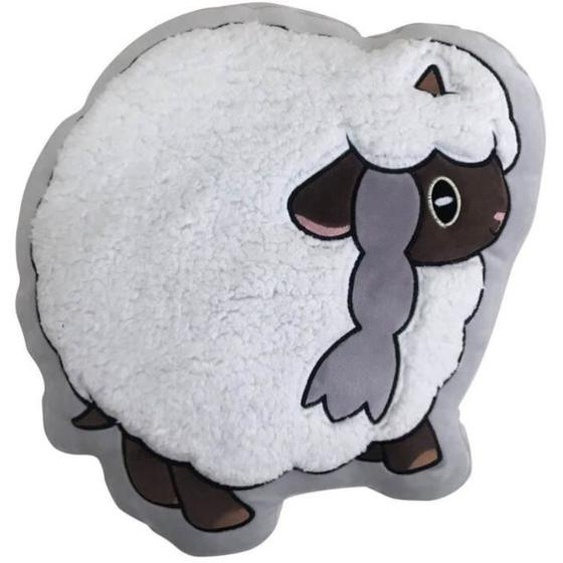 Coussin - Character World - Pokémon Moumouton - 38 x 35.5 cm - Gris - Rond - Intérieur