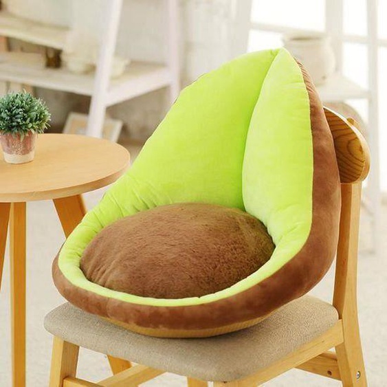 Coussin futon de siège avocat OEMG - confortable et antidérapant - 50x40x40cm - vert