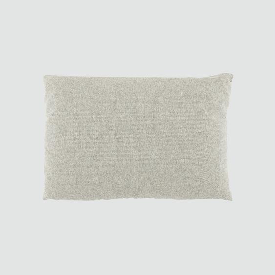 Coussin Gris Clair - 40x60 cm - Housse en Tissu fin. Coussin de canapé moelleux