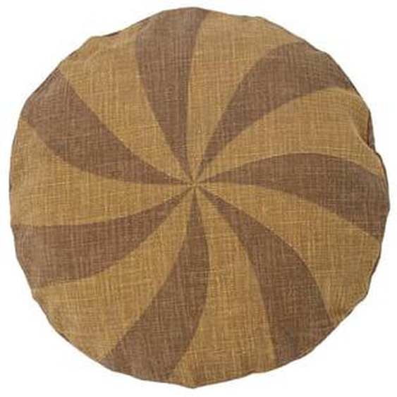 Coussin jaune en coton Alloa