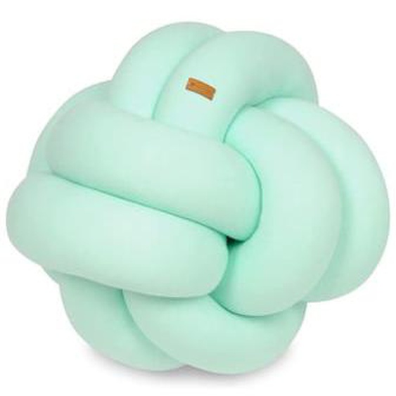 Coussin oreiller décoratif tresse Menthe