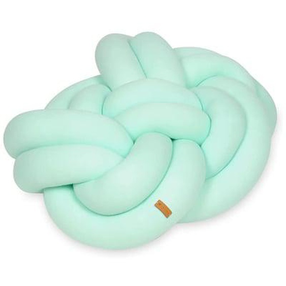 Coussin oreiller décoratif tresse Menthe