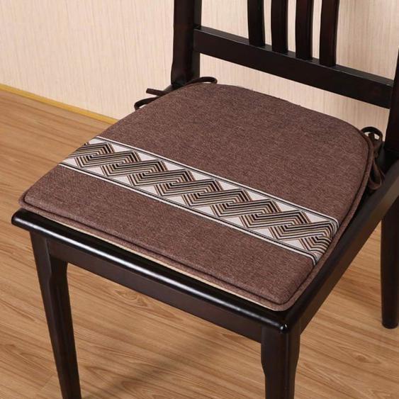 Coussins de chaise de salle à manger classiques, coussin de siège de patio épais lavable pour lintérieur et lextérieur