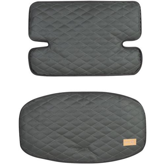Coussins Matelassés En Cuir Pu Déperlant Pour Chaises Hautes Sit Up Anthracite