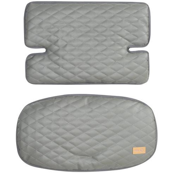 Coussins Matelassés En Cuir Pu Déperlant Pour Chaises Hautes Sit Up Gris Pierre