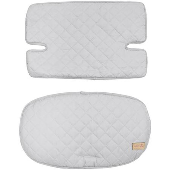 Coussins Matelassés Et Déperlants Pour Chaises Hautes Sit Up Gris Argenté
