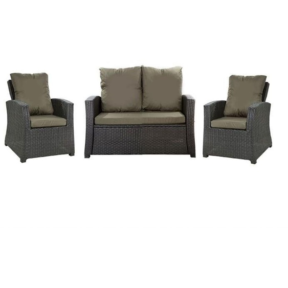 Coussins pour salon de jardin - Lot de 4 - Vert - 112x60x7cm