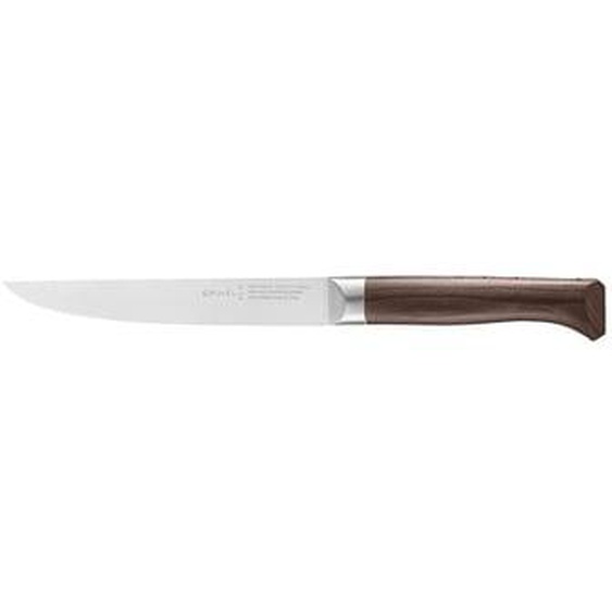 Couteau à découper Les Forgés 1890 inox & hêtre lame 16 cm