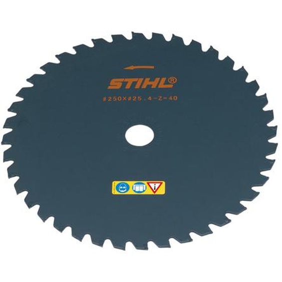 Couteau à herbe antiprojection 40 dents 250 x 25,4 mm STIHL 4001-713-3806