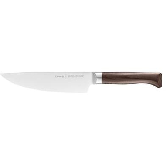 Couteau chef Les forgés 1890 inox & hêtre lame 17 cm