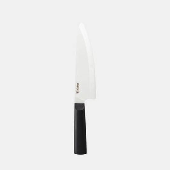 Couteau du chef - Céramique - 18 cm - Chowa - Manche noir