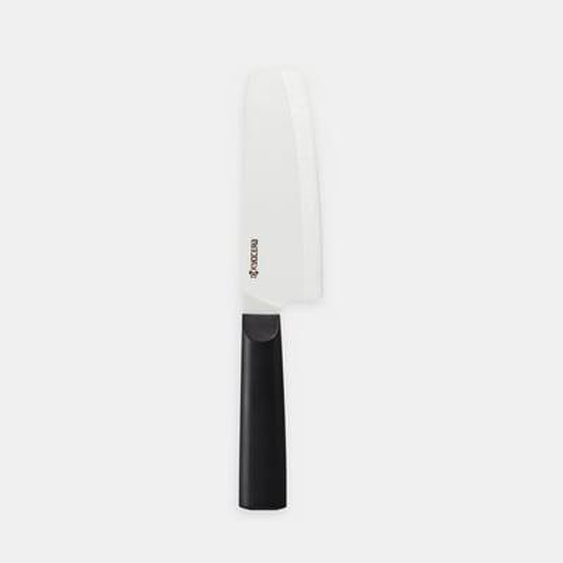 Couteau Santoku - Céramique -16 cm - Chowa - Manche noir