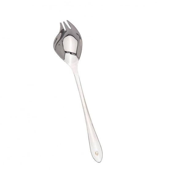 Couverts En Inox 2 En 1 Spoony Gris