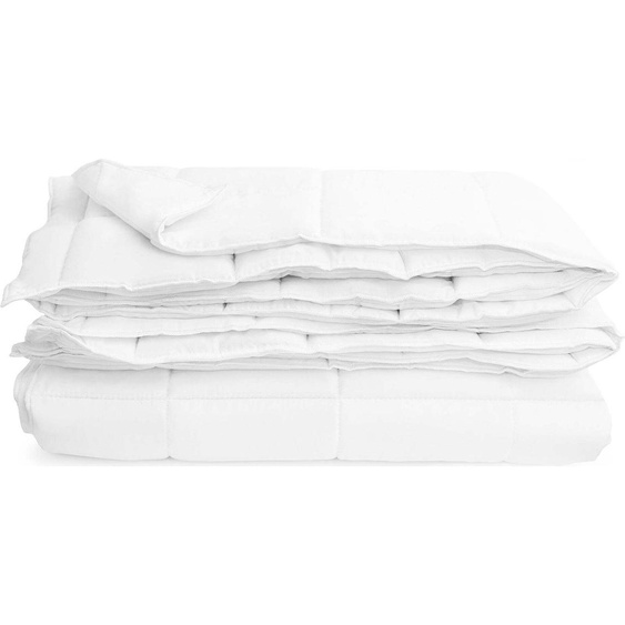 Couverture - 200x200 cm - Couverture toute lannée lavable en microfibre Couverture adaptée aux personnes allergiques