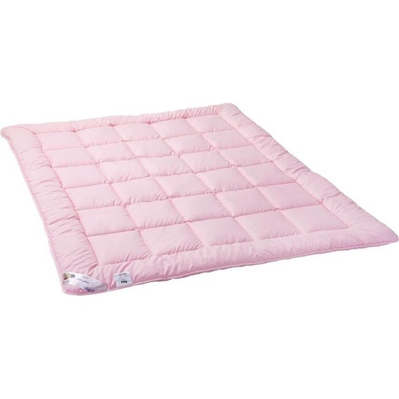 Couverture antiallergique 155x200 Microfibre toute lannée 1120g rose AMZ