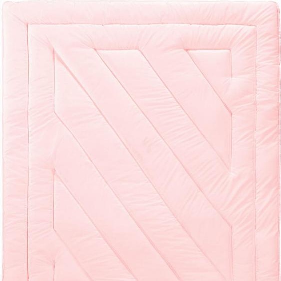 Couverture antiallergique 155x200 Microfibre toute lannée 1120g rose AMZ