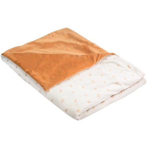 Couverture Bébé Bicolore - Diplododo Ocre