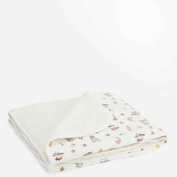 Couverture Bébé Chou Lapinou Ecru