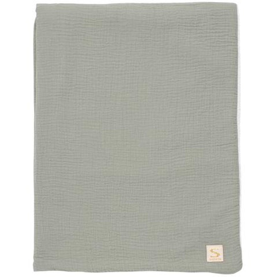 Couverture Bébé En Gaze De Coton Et Polaire Vert