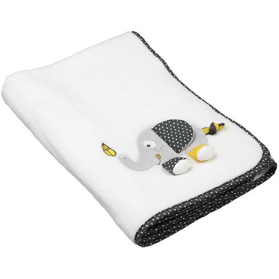 Couverture Bébé En Velours Blanc
