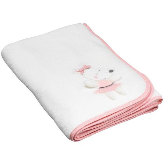 Couverture Bébé En Velours - Lilibelle Blanc