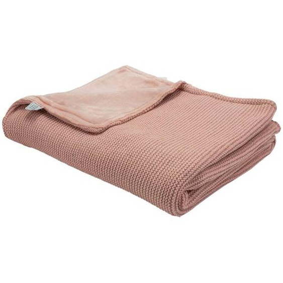 Couverture Bébé Réversible Rose