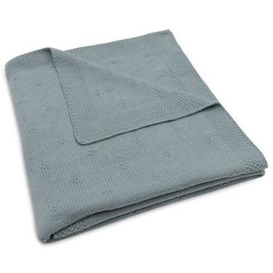 Couverture Berceau Cosy Knit En Coton Ecru