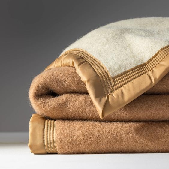 Couverture bicolore pure laine 600 g/m² -