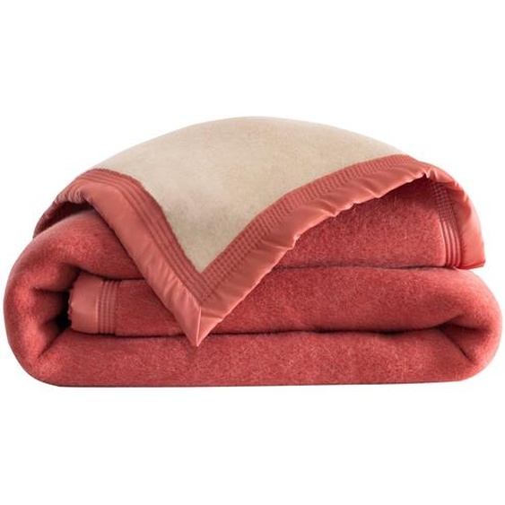 Couverture bicolore pure laine 800 g/m² -