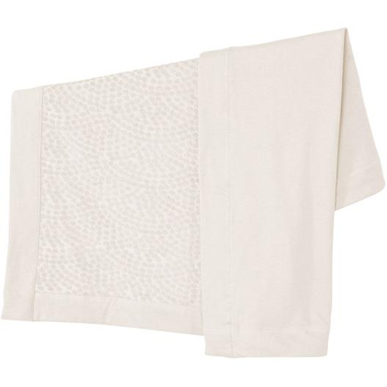 Couverture Câline En Coton Bio À Motif Pois En Relief Seashells Ecru