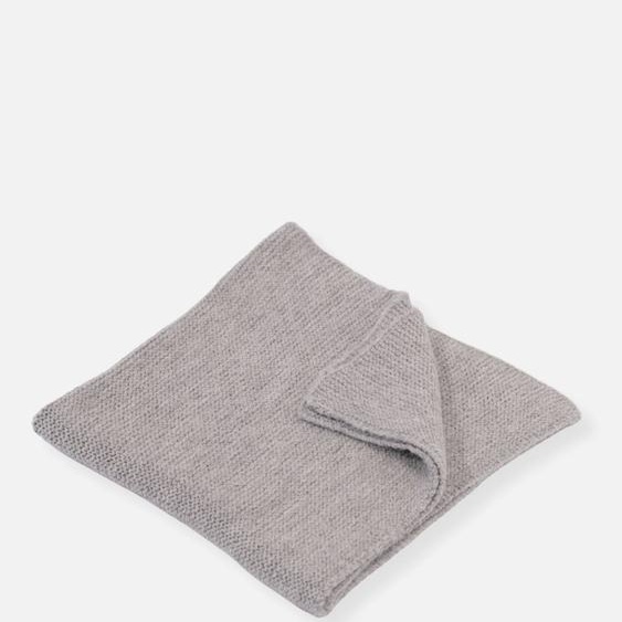 Couverture Cocoon Point Mousse Gris