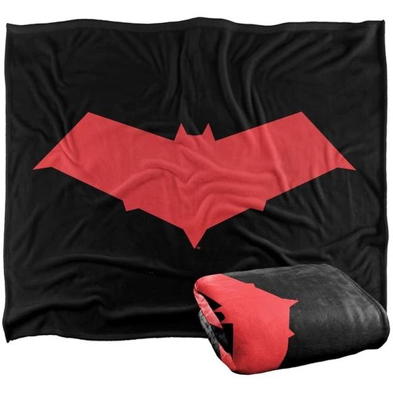Couverture de lit ultra-douce avec le logo Batman