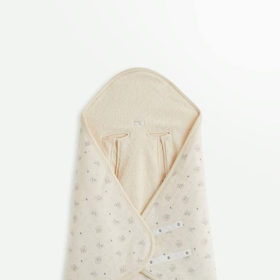 Couverture De Voyage Bébé Voix Lactée Ecru