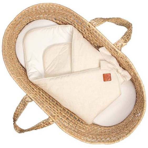 Couverture Demmaillotage En Lin Beige