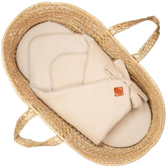 Couverture Demmaillotage En Nid Dabeille Beige