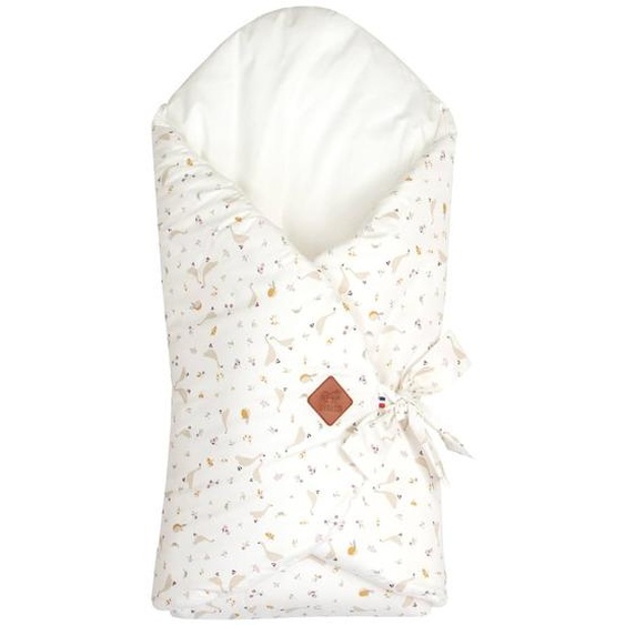 Couverture Demmaillotage Évolutive En Coton Sidonia Sidonia, Beige, Écru, Blanc