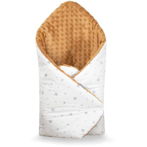 Couverture Demmaillotage Minky Stella Camel