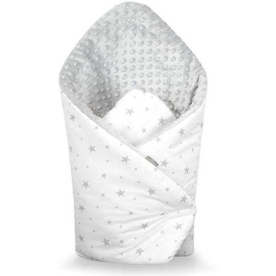 Couverture Demmaillotage Minky Stella Gris