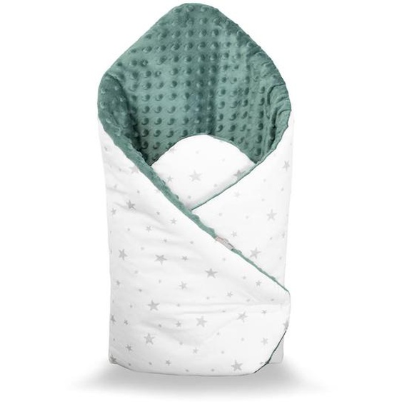 Couverture Demmaillotage Minky Stella Vert