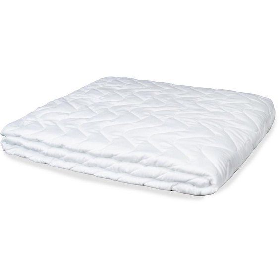 Couverture dété fine 160X200 Antiallergique Élastique Blanc