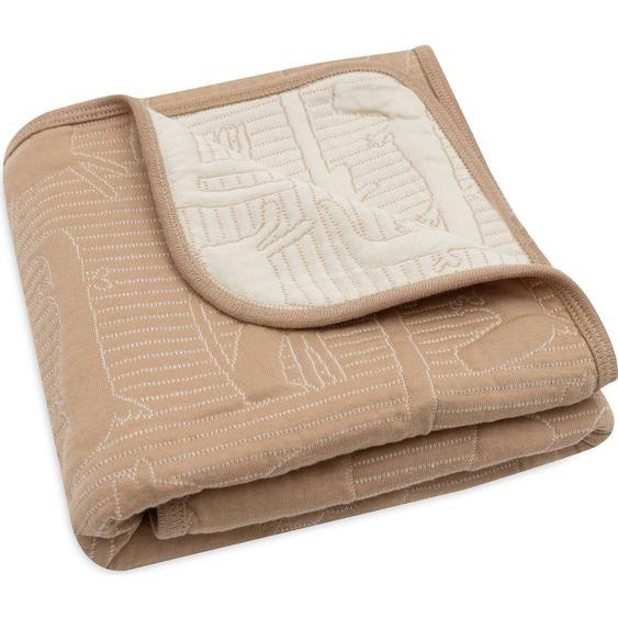 Couverture En Coton Beige, Marron