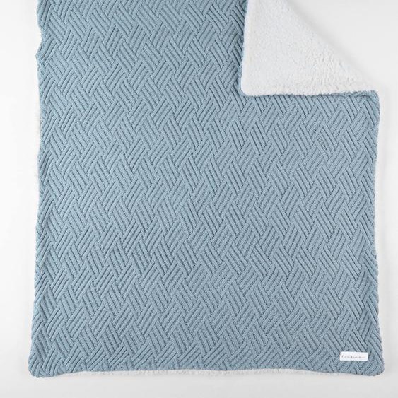 Couverture En Coton Biosherpa Bleu