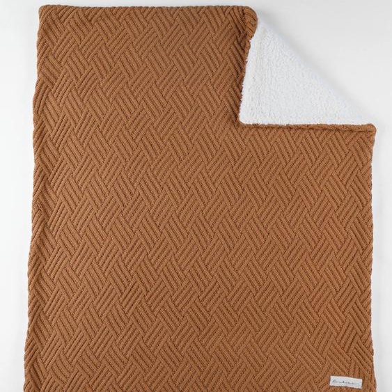 Couverture En Coton Biosherpa Marron